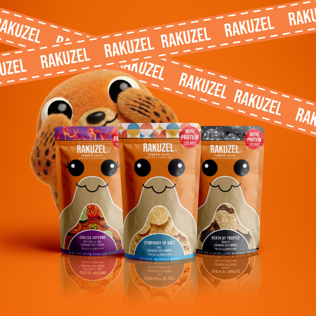 [3-Pack] Rakuzel BEST SELLER – Salt, Truffle & Chili Lime Tempeh Chips